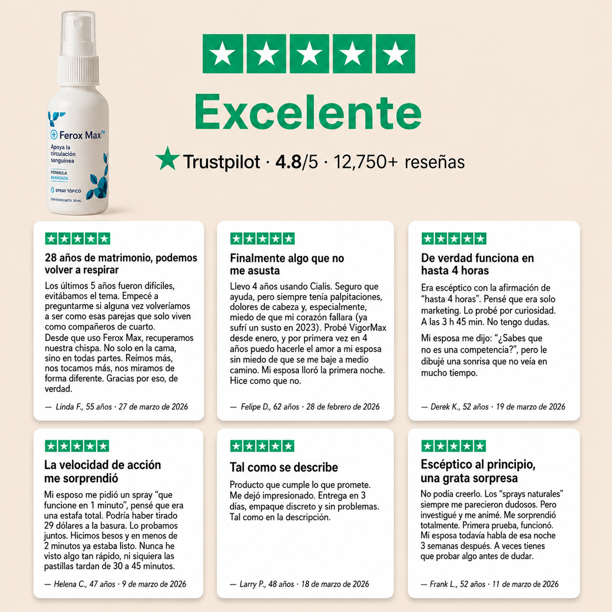 FEROXMAX - Dureza en segundos, sin pastillas.